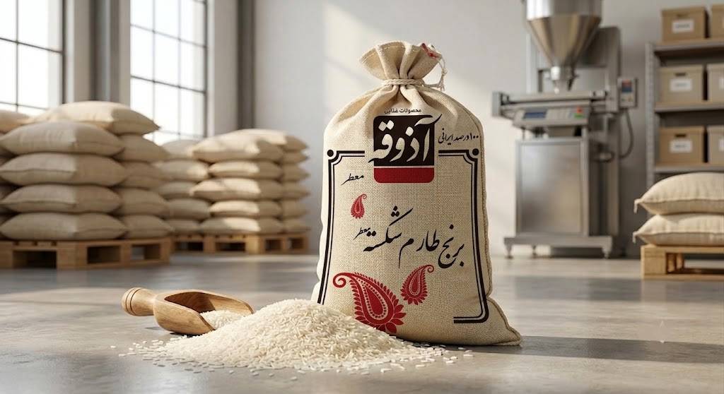 کیسه متقال پر از برنج